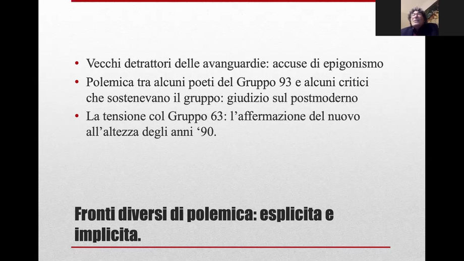 Lezione 4. Terza ondata. Il gruppo '93